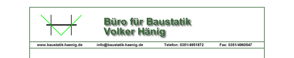 Baustatik H�nig Dresden