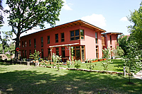 Vorderansicht Doppelhaus