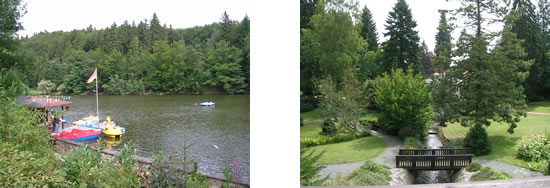 Town Bad Sachsa at the Harz