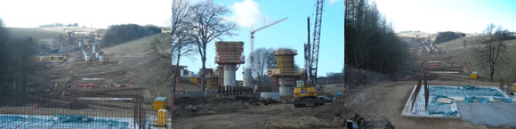 Bau der B 243 bis zur Landesgrenze Th�ringen