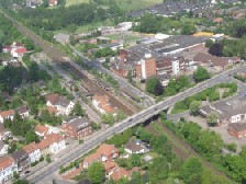Gewerbegebiet An der Eisenbahn in der Stadt Achim
