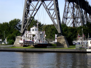 Die Eisenbahnhochbr�cke Rendsburg