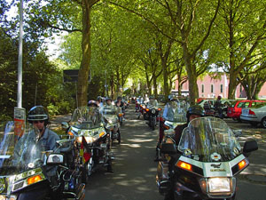 Goldwingausfahrt in Essen