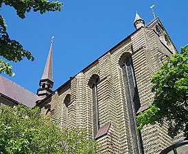 Die Sankt  Marienkirche  in Rostock