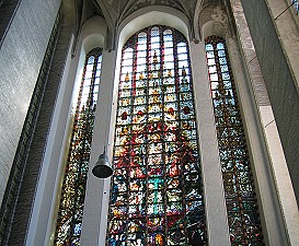 Die Sankt  Marienkirche  in Rostock