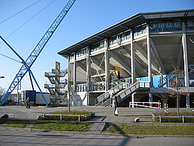 Das Ostseestadion (DKB Arena) in Rostock