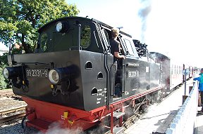 The resort train in Mecklenburg
