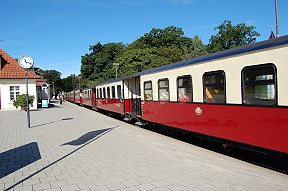 The resort train in Mecklenburg