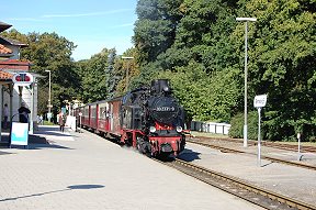 The resort train in Mecklenburg