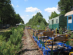 Draisinentour in Mecklenburg - Damerow bei 19395 Karow