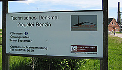 Ziegelei Benzin - Technisches Denkmal