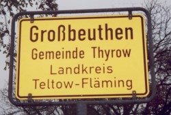 Die Dorfkirche in Gro�beuthen