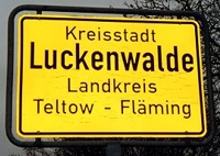 The train station in Luckenwalde