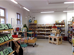 Die Stadtbibliothek in Zossen