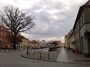 Der Marktplatz in Zossen