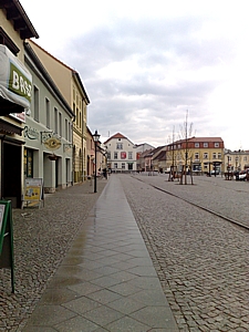 Der Marktplatz in Zossen