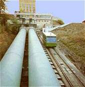 Standseilbahn-Fahrt zum Peterskopf und Kraftwerk