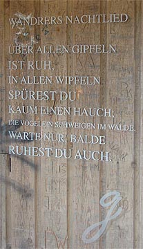 Der Goethewanderweg bei Ilmenau I