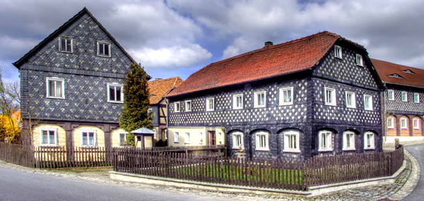 Ferienlandschaft der Umgebindeh�user