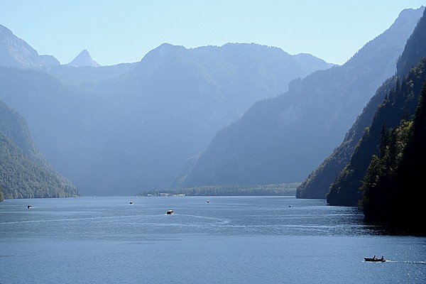Der K�nigssee im Berchtesgadener Land