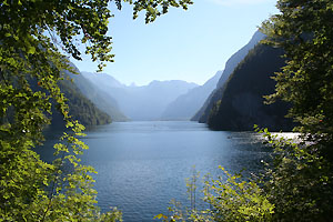 Der K�nigssee im Berchtesgadener Land