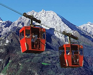 Die Obersalzbergbahn in Berchtesgaden