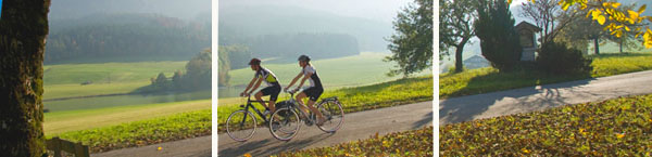 Radfahren und Mountainbiken