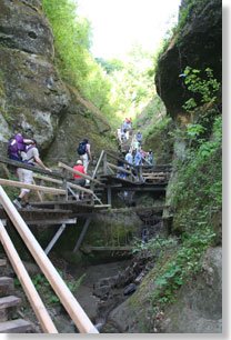 Marienschlucht - Natursch�nheit am See