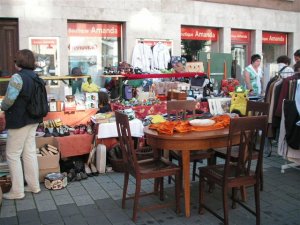 Grenz�berschreitender Flohmarkt in Konstanz und Kreuzlingen
