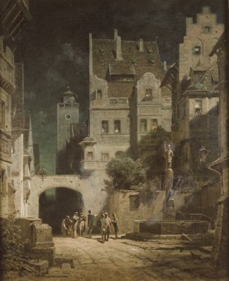 Kostbare Spitzweg-Miniatur