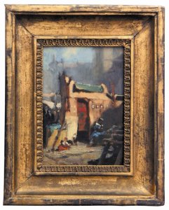 Kostbare Spitzweg-Miniatur
