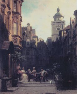 Kostbare Spitzweg-Miniatur
