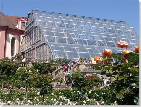 Das Palmenhaus auf der Insel Mainau