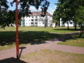 Blick zur Parkanlage