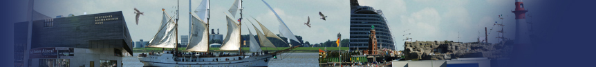city-map Omr�de Cuxhaven & Bremerhaven