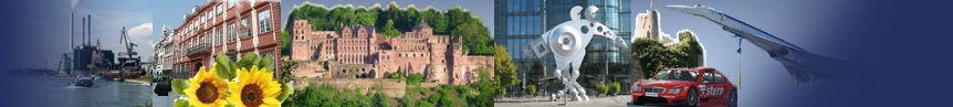 city-map Region Heidelberg / Rhein-Neckar