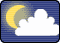 partly cloudy