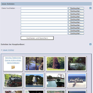 Es lassen sich bis zu 10 Bilder zeitgleich hochladen